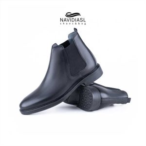 نیم بوت مردانه چرم کلاسیک کد7004011