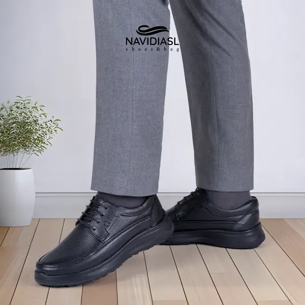 کفش مردانه چرم طبی اداری و روزانه کد 7049025
