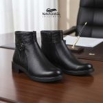 نیم بوت زنانه چرم کد 2048006