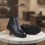 نیم بوت مردانه چرم اسپورت طبی کد 6020029