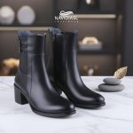نیم بوت زنانه چرم کد 4040002 (2)
