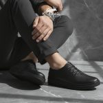 کفش مردانه چرم اسپرت طبی کد 6024025 (2)