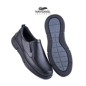کفش مردانه چرم طبی اداری و روزانه کد 7060025(3)