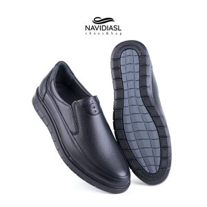 کفش مردانه چرم طبی اداری و روزانه کد 7063025(3)
