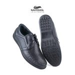 کفش مردانه چرم اداری و روزانه تابستانی طبی کد 7064025 (1)