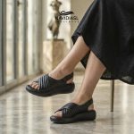 کفش تابستانی چرم زنانه کد 2055006 (3)
